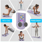 Pilates Board, 6 in 1 Pilates Reformer Set, Foldable Pilates Reformer Machine with Resistance Bands & Ab Trainer for Home Workout, Portable Pilates Board for Women