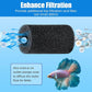 AQUANEAT 12-Pack Pre-Filter Sponge for Aquarium Shrimp Fry Fish Tank Filter 1” Intake, Replacement Foam Cover