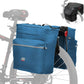 KEMIMOTO Bike Bag Panniers with Rain Cover, 34L Waterproof Bicycle Saddle Bag for Rear Rack Mountain Biking Bags Storage, Ebike Accessories for Commuter Grocery Shopping Travel Carrier, Blue