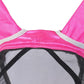 Harrison Howard CareMaster Pro Luminous Fine Mesh UV-Proof Fleece Padding Fly Mask Half Face Flamingo (S; Pony)