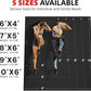 Extra Large Exercise Mat, 10'x6'/9'x6'/8'x6'/7'x5'/6'x4' (8mm/10mm) Thick Workout Mat for Home Gym Flooring, Garage, Shoe-Friendly, High-Density, MMA, HIIT, Weight Lifting, Cardio&Strength