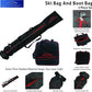 Savvycraft Padded Ski bag and Boot Bag Combo, Thick Padded Ski and Boot Bag 2-Piece Set for Protection and Easy Travel