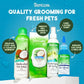 TropiClean Dog Perfume, Long Lasting Green Apple Cologne, Deodorizing Spray for Smelly Dogs, After Bath Detangling Spray with Vitamin E, Safe for Cats, 8oz.