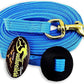 Southwestern Equine Lunge Line for Horses Cotton Horse Lunge Line with Bolt Snap & Rubber Stop (Turquoise, 24')
