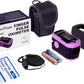 Zacurate FSA/HSA Eligible 500E Premium Fingertip Pulse Oximeter Oximetry Blood Oxygen Saturation Monitor with Silicon Cover, Batteries and Lanyard (Mystic Purple)