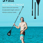 11' Inflatable Stand Up Paddle Board – Extra Wide SUP for Adults & Kids of All Skill Levels, Stable Paddleboard with Pump, Fins, Backpack, Accessories & Waterproof Phone Pouch