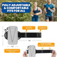 HiRui Cell Phone Holder Arm Bag & Wrist Bag for Phone, Sports Running Armband for Gym & Cycling, Compatible with iPhone 16/16Pro/Plus/15/14 Samsung Galaxy All Phones, Reflective & Adjustable (Gray)