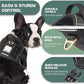 BUMBIN Tactical Dog Harness for Small Dogs No Pull, Famous TIK Tok No Pull Puppy Harness, Fit Smart Reflective Pet Walking Harness for Training, Adjustable Dog Vest Harness with Handle Black S