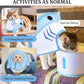 Cat Recovery Collar Adjustable Breathable Lightweight Cat Cone Protective Cats to Stop Licking Scratching After Surgery for Cats Kittens Pets