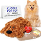 Pet Fit For Life Cuddle Pup Toy with Heartbeat & Heat Pack - USB Rechargeable Cuddly Dog Sleep Aid - Calming Comfort for Anxiety Relief - Safe, Huggable Pet Crate Training Aid - Small (12" Long)