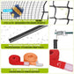 Volleyball Rebounder Net 7x4 Ft, 5-Angle Adjustable Rebounder Net for Practicing Digging, Setting, Spiking, Bounce Back Training Equipment with 2 Target Stripes & Portable Travel Bag for Storage