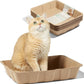 Vealind Disposable Cat Litter Boxes, Cardboard Cats Litter Tray Cat Travel Toilet Litter Pan Liners Cats and Small Animals Leakproof Litter Box (5 Pack)