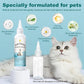 Cat Steam Brush, Dog Brush for Shedding, Pet Spray Hair Removal Comb, Pet Grooming Brush for Short & Long Haired Dogs & Cats,Spritz Defur Comb with Waterless Shampoo (White)