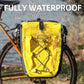 ROCKBROS Bike Panniers Waterproof Bike Rear Rack Bag Max 30L Large Capacity Bike Rear Panniers for Cycling Traveling Commuting