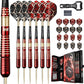 IgnatGames Premium Steel Tip Darts – 3/6/12 Pack Brass Barrels with Aluminum Shafts, 16 GlideXPro Flight Set, Tool Kit & Giftable Case