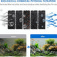Electric Aquarium Vacuum Gravel Cleaner: 36W Fish Tank Cleaner Vacuum with Strong Suction for Water Change Wash Sand Algae Cleaner Water Shower and Water Circulation, Timed Off