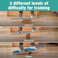 Board - unique board incl. corc roller, corc hemisphere and balance ball - surf balance board - balance training - balance board kids - balance board wood