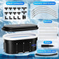 Upgraded 175 Gal XXL Large Oval Ice Bath with Air Ring, Multi-Layered Portable Cold Plunge Tub for Athletes, Foldable & Inflatable Cold Tub Recovery at Home, Outdoors,Gym Use Bathtubs.