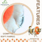 Adjustable Comfy Flower Style Elizabeth Collar for Cats Puppies Soft Recovery Cone Pet Protective Neck Collar (Orange, Medium)