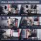 MAJOR FITNESS Drone3 Power Rack, Multi-Function Home Gym Squat Rack with Pull-Up Bar, Cable Crossover & J-Hooks, Heavy-Duty Steel Frame for Maximum Stability & Strength Training