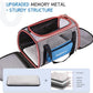BurgeonNest Cat Carrier for Large Cats 20 lbs,Medium Pet Under 25 lbs,2 Puppy and Small Dogs with Unique Side Bag,Top Load Pet Carrier Soft-Sided Escape Proof with 4 Ventilated Windows