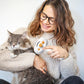 Pet Steam Brush for Dogs and Cats - 4-in-1 Spray Detangling Comb - Steam Detangling and Grooming - Water Brush for Long and Short Haired Pets - Includes Waterless Shampoo and Comb