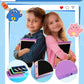 TEKFUN 2 Pack LCD Writing Tablet with Pen Cord, 8.5in Erasable Doodle Board Mess Free Drawing Pad for Kids, Car Trip Educational Toys Birthday for 3 4 5 6 7 Girls Boys (2*Purple)