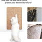 FUKUMARU Cat Scratcher Mat, 23.6 X 15.7 Inch Natural Sisal Cat Scratch Mats, Horizontal Cat Floor Scratching Pad Rug with Sticky Tapes, Protect Couch and Carpets