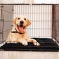 MABOZOO Chew Proof Indestructible Dog Beds for Aggressive Chewers,Durable Dog Crate Pad,Washable Tough Pet Mats for Kennel,Black,XL 28x41 in