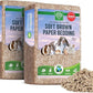 Small Pet Select Brown Natural Paper Bedding, Soft Animal Bedding with Odor Control for Guinea Pig, Rabbit, Hamster, or Bunny, Cage Accessories, Made in the USA, 178L (2 Pack)