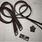 Leather English Riding Horse Saddle Starter Kit Brown Saddle Combo Pack Set of 7 pcs