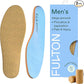Fulton Men's Shock Absorbing Insoles with High Impact Arch Support - Custom Molding Cork Inserts Alleviate Plantar Fasciitis & Foot Fatigue- Athletic Running Insoles for Men (Men's Size 11.5-12)
