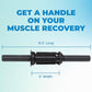 Chirp Focus Muscle Roller Handle, Muscle Roller Handle for Deeper Massage, Deep Tissue Rolling Massager for Neck, Shoulder, & Back Pain, Compatible with The 4-Inch Focus Wheel - 15.5" (39cm)
