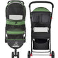 ROODO 3 Wheel Pet Stroller Best Lightweight Foldable Compact Portable Jogger All Terrain Travel Pet Gear Puppy Kitty Stroller for up to 30lbs Medium Small Dogs and Cats(Green)
