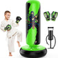 QPAU Punching Bag for Kids, 66 Inch Stable Inflatable Boxing Bag with Boxing Gloves, Stand Kids Punching Bag Toy for Boys & Girls Age 6-12, Boxing Set for Practicing Karate, Taekwondo, MMA
