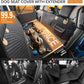 SHARLOVY XL Truck Back Seat Extender for Dogs, Large Hard Bottom Dog Car Seat Cover for Back Seat, Heavy Duty Dog Car Hammock, Waterproof Pet Seat Covers for Trucks, F150, Ram1500 and Large SUV