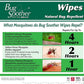 Bug Soother Wipes (15-ct) - Natural Mosquito Repellent & Deterrent - 100% DEET-Free Safe Single-Use Bug Wipes for Adults, Kids, & Pets - Made in USA