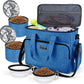 BAGLHER Dog Travel Bag, Pet Travel Bag (ALL Pet Travel Supplies), With 2 Pet Food Containers and 2 Collapsible Silicone Bowls; Essential Kits for Pet Travel Blue