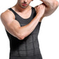 GKVK Mens Slimming Body Shaper Vest Shirt Abs Abdomen Slim