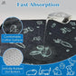 2-Pack Guinea Pig Cage Liner Washable, 36in x 48in Ultra-Absorbent Guinea Pig Bedding for Cage Non-Slip Leak-Proof Pee Pads for Dogs Rabbit Bunny Cat Litter Mat, Navy