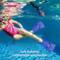 Kids Swim Fins,Short Comfortable Flippers for Lap Swimming and Training for Child,Girls,Boys,Beginners