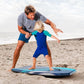 Goplus 41''/37''/33'' Lightweight Body Board for Beach, Surf Board with EPS Core, XPE Deck, HDPE Slick Bottom, Wrist Leash, Bodyboard for Kids Adults Surfing