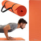 Gaiam Essentials Thick Yoga Mat Fitness & Exercise Mat with Easy-Cinch Yoga Mat Carrier Strap, 72"L x 24"W x 2/5 Inch Thick