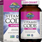 Garden of Life Multivitamin for Women, Vitamin Code Women's Multi - Whole Food Womens Multi Vitamins, Iron, Folate not Folic Acid, Vitamin A and Probiotics for Womens Energy, 120 Vegetarian Capsules