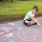 JOYIN 180 PCS Washable Sidewalk Chalks Set in 20 Colors Non-Toxic Jumbo Chalk for Outdoor Art Play, Painting on Chalkboard, Blackboard and Playground