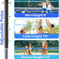 Volleyball Net for Backyard, Professional Portable Outdoor Heavy Duty Volleyball Net Set with Adjustable Aluminum Poles, Anti-Sag Design, Double Tension Adjuster for Beach, Grass |1680D Bag