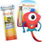 Meowijuana Ruby Rascal Bundle | Get Silly Refillable Ruby Rascal Toy and Sierra Sunshine Catnip Blend | Promotes Play and Cat Health | Includes North American Organic Catnip
