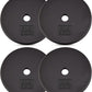 Yes4All Standard 1" Cast Iron Weight Plate - Ideal for Strength Training - Multiple Weight: 5LB to 25LB (Single & Set of 4)