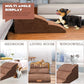 Topmart High Density Extended Foam Dog Ramp&Steps 3 Tiers,15.7" High,Non-Slip Dog Stairs with Waterproof Cover,Soft Foam Pet Ladder,Best for Injured,Older Cats,Pets with Joint Pain