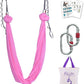 F.Life Aerial Silk Yoga Hammock & Swing for yoga Inversion,Strength training,starter hardware kit